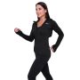Women‘s Pulse 1/2 Zip Running Sweatshirt Black - GymBeam M