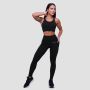 Women‘s Pulse Running Leggings Black - GymBeam XXL