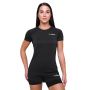 Women‘s Pulse Running T-shirt Black - GymBeam XXL