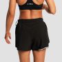 Women‘s Pulse X Running shorts Black - GymBeam XL