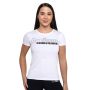 Women‘s Pure Ambition T-shirt White - GymBeam XXL