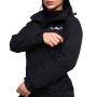 Women‘s Softshell Jacket Black - GymBeam XL