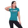 Women‘s Strong Tomorrow T-shirt Blue - GymBeam XXL