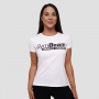 Women‘s Stronger Together T-shirt White - GymBeam XXL