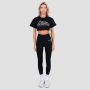 Women‘s Thrive Cropped T-shirt Black - GymBeam L