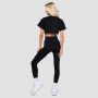 Women‘s Thrive Cropped T-shirt Black - GymBeam L