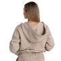 Women‘s Zip Hoodie Taupe - STRIX XL
