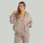 Women‘s Zip Hoodie Taupe - STRIX XL