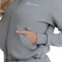 Women‘s ZOA Zip-Up Sweatshirt Smoke - STRIX XL