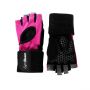 Women‘s fitness gloves Guard pink - GymBeam XL
