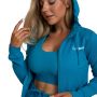 Women‘s Limitless Zip Up Hoodie Aquamarine - GymBeam XXL