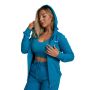 Women‘s Limitless Zip Up Hoodie Aquamarine - GymBeam XXL