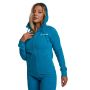 Women‘s Limitless Zip Up Hoodie Aquamarine - GymBeam XXL