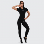 Women‘s T-shirt FIT Black - GymBeam XL