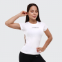 Women‘s T-shirt FIT White - GymBeam XXL