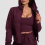 Women‘s Zip-up Hoodie TRN Eggplant - GymBeam L