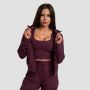 Women‘s Zip-up Hoodie TRN Eggplant - GymBeam L