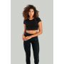Women‘s Essential Crop Top Black - STRIX L