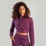 Women‘s Essential Cropped Hoodie Plum - STRIX S