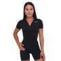 Women‘s Ignite Cropped T-shirt Black - GymBeam XL