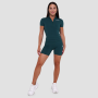 Women‘s Ignite Cropped T-shirt Dark Green - GymBeam XXL
