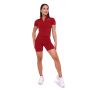Women‘s Ignite Cropped T-shirt Dark Red - GymBeam XXL