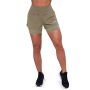 Women‘s Pulse Running shorts 2in1 Vetiver - GymBeam XXL