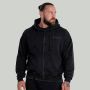 Zip Hoodie Washed Black - STRIX XXXL