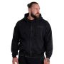 Zip Hoodie Washed Black - STRIX XXXL