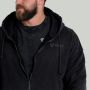 Zip Hoodie Washed Black - STRIX XXXL