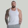 Ribbed Tanktop White - STRIX XXL