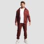 Zone Zip Up Hoodie Cherrywood - GymBeam XXL