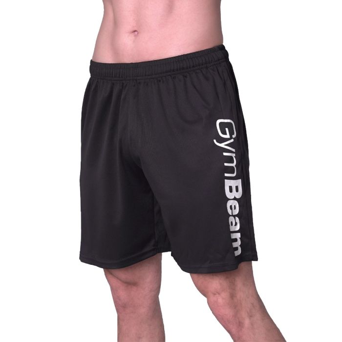 Mesh Shorts Essence Black - GymBeam XXL