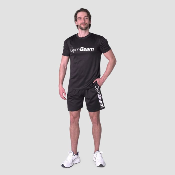 Mesh Shorts Essence Black - GymBeam XXL