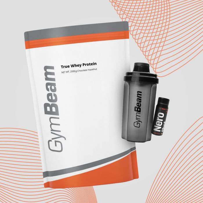 True Whey - GymBeam 2500 g - karamel - 00