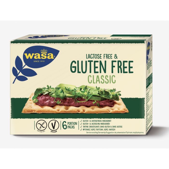 Crispbread Gluten & Lactose free - Wasa 12 x 240 g