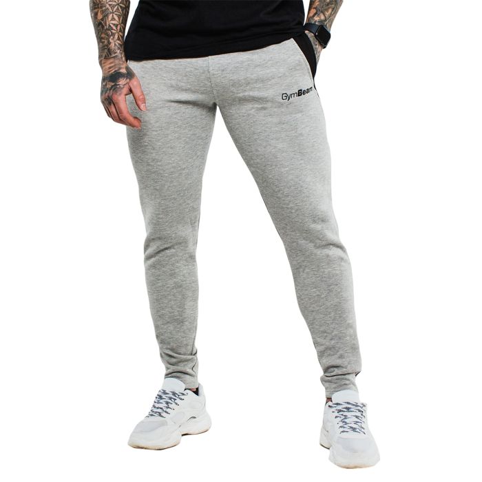 Tepláky Slimfit Grey - GymBeam XL