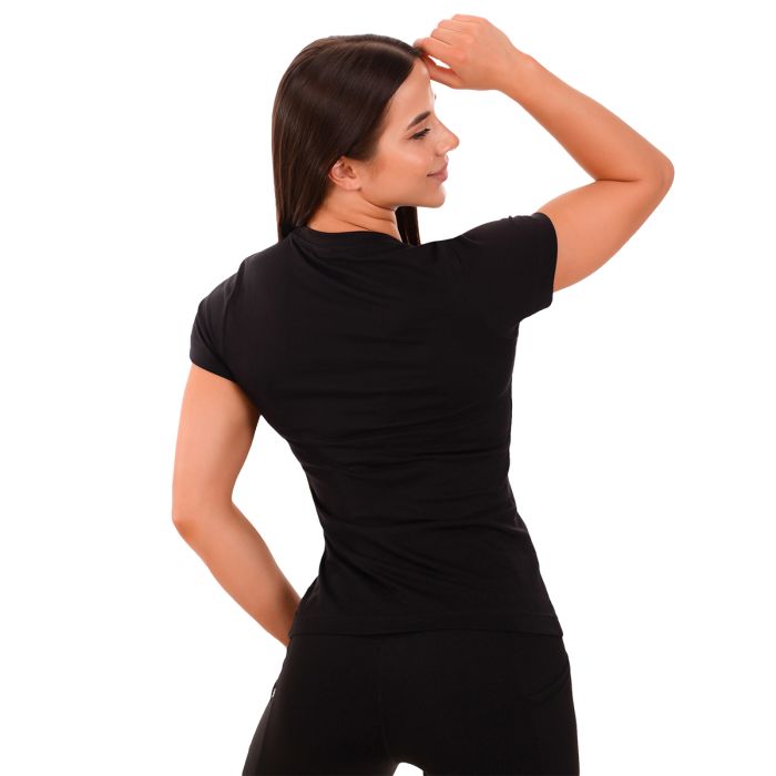 Women‘s Daily T-shirt Black - BeastPink XXL