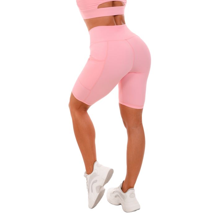 Women‘s Biker Shorts pink - GymBeam XXL