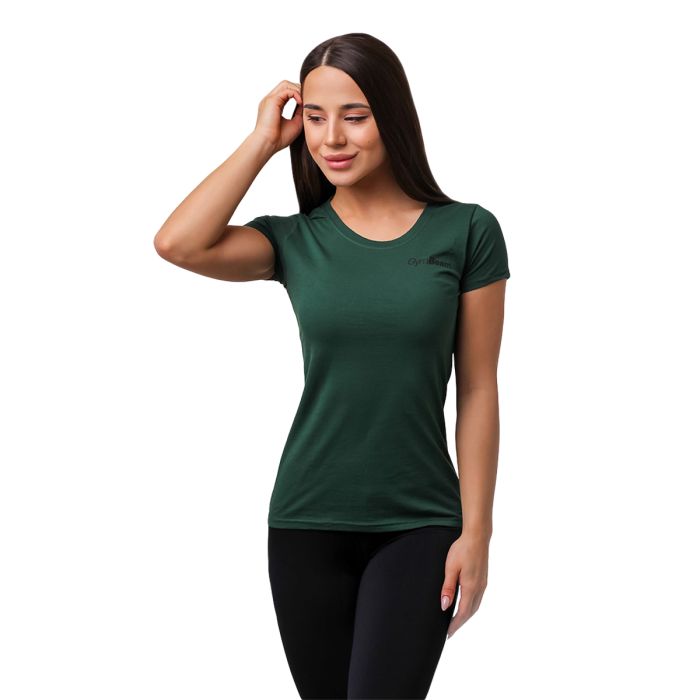 Dámske tričko Basic Green - GymBeam XXL