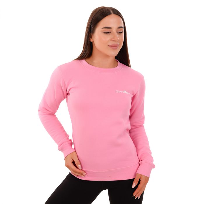Women‘s Jumper Basic Baby Pink - GymBeam M