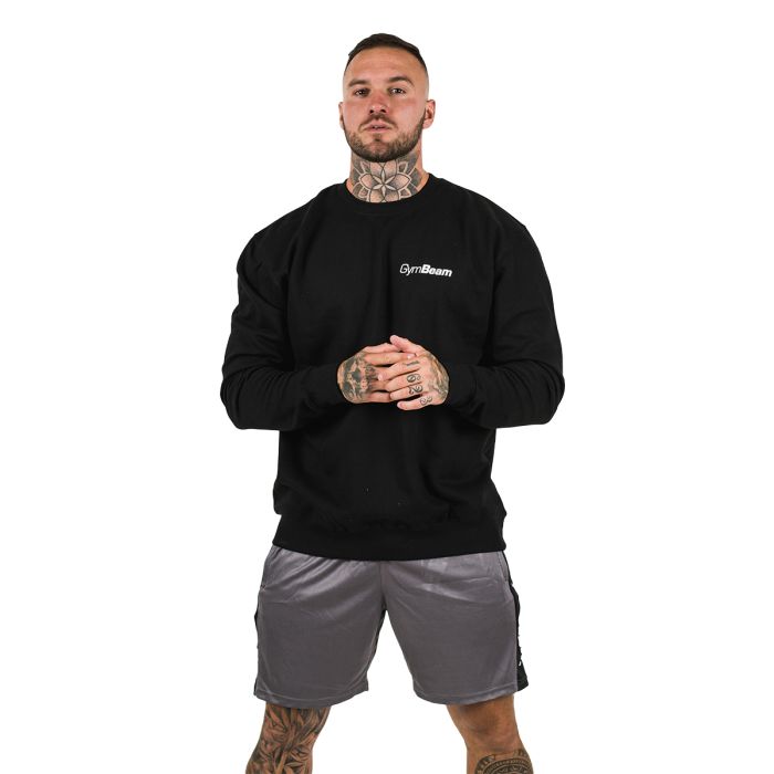 Sweatshirt PRO Jumper Black - GymBeam XXL