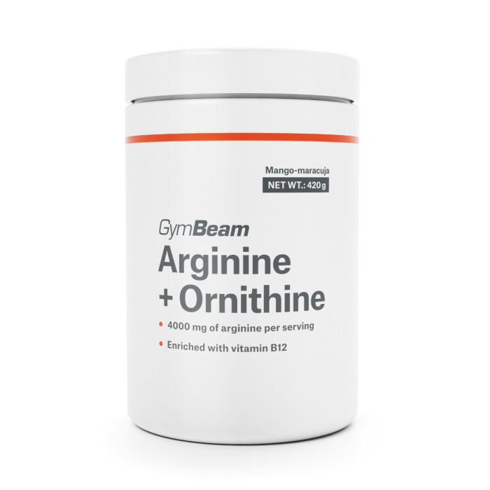 Arginine + Ornithine - GymBeam 420 g - mango maracuja