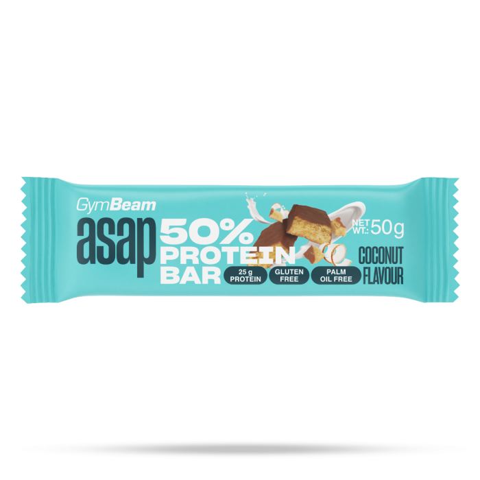 ASAP 50% Protein Bar – GymBeam 24 x 50 g - strawberry