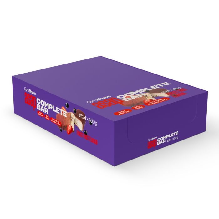 ASAP Complete Bar - GymBeam 24 x 100 g - forest fruit
