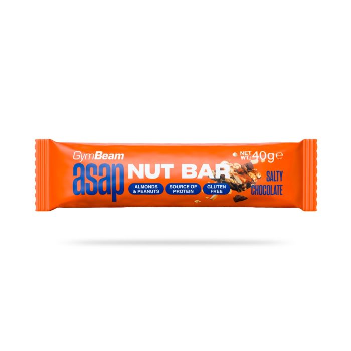 ASAP Nut Bar - GymBeam 24 x 40 g - salty chocolate