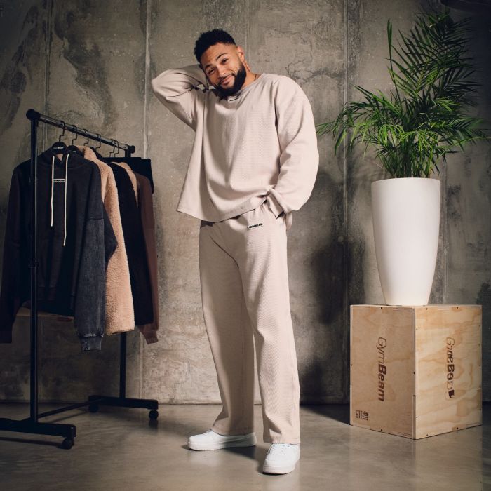 Aura Joggers Grey - GymBeam XXL