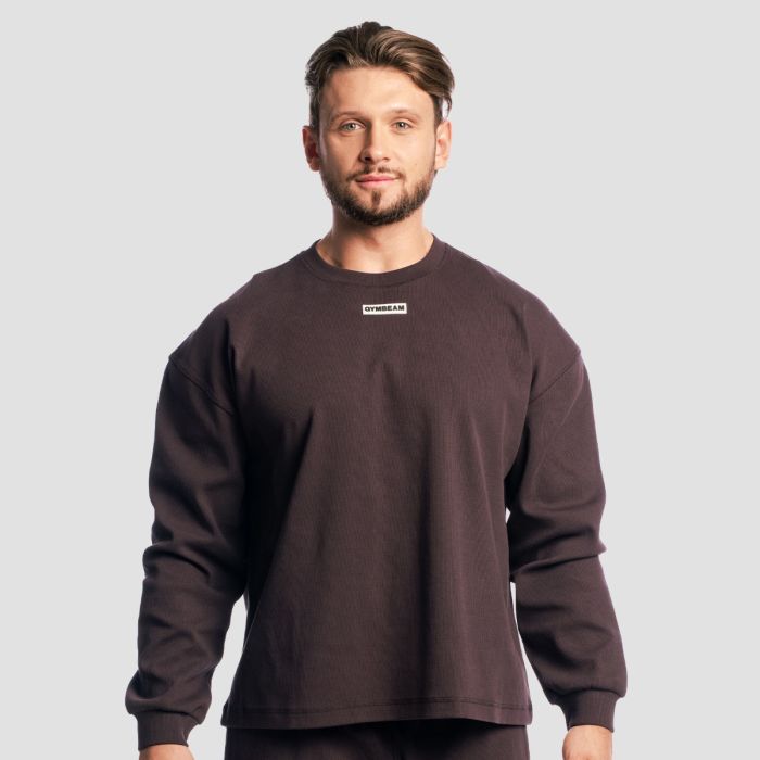 Aura Jumper Tee Brown - GymBeam XXL