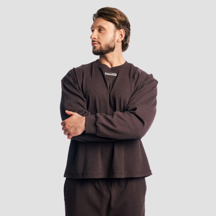 Aura Jumper Tee Brown - GymBeam XXL