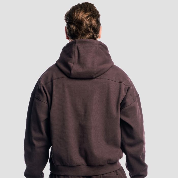 Aura Hoodie Tee Brown - GymBeam XXL